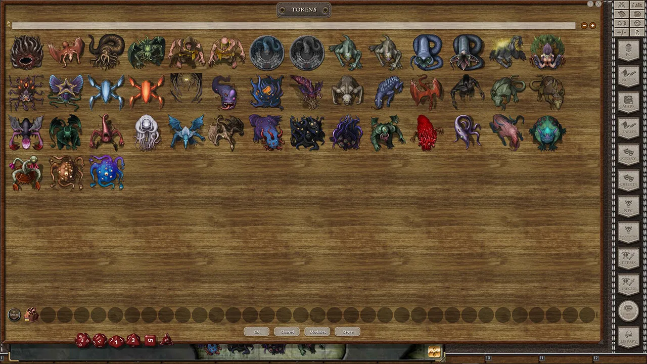 Fantasy Grounds - Devin Night Token Pack 147: Cosmic Horrors Screenshot 4