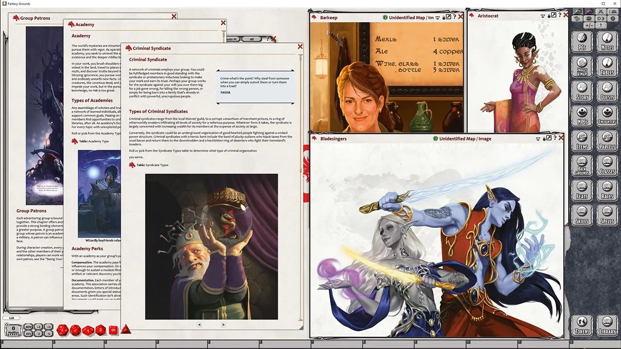 Fantasy Grounds - D&D Tasha's Cauldron of Everything Screenshot 1