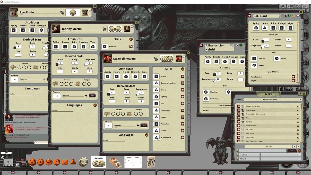 Fantasy Grounds - FG Theme - Gothic Screenshot 5