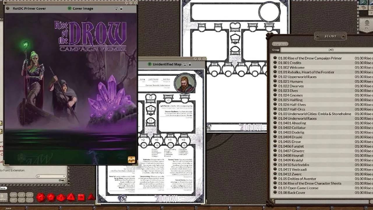 Fantasy Grounds - Rise of the Drow: Campaign Primer Screenshot 3