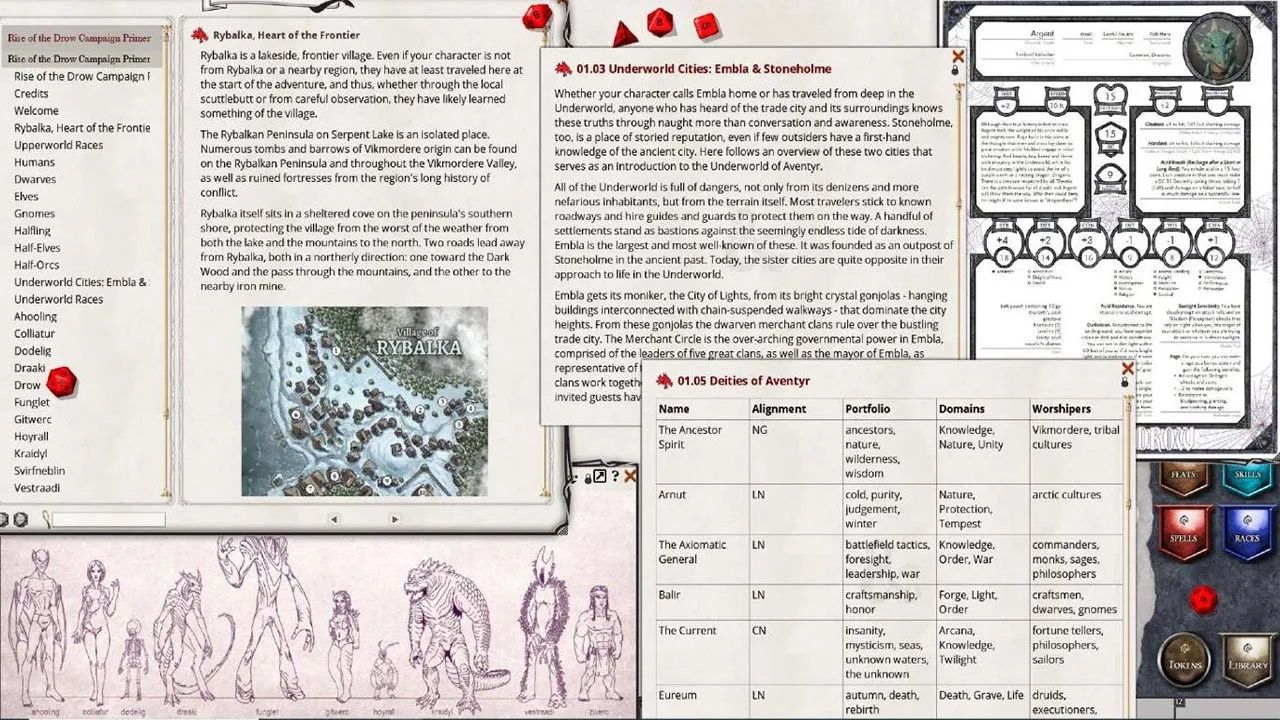 Fantasy Grounds - Rise of the Drow: Campaign Primer Screenshot 4