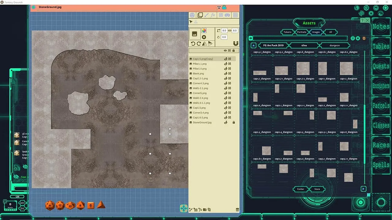 Fantasy Grounds - FG Theme - Futuristic Screenshot 0