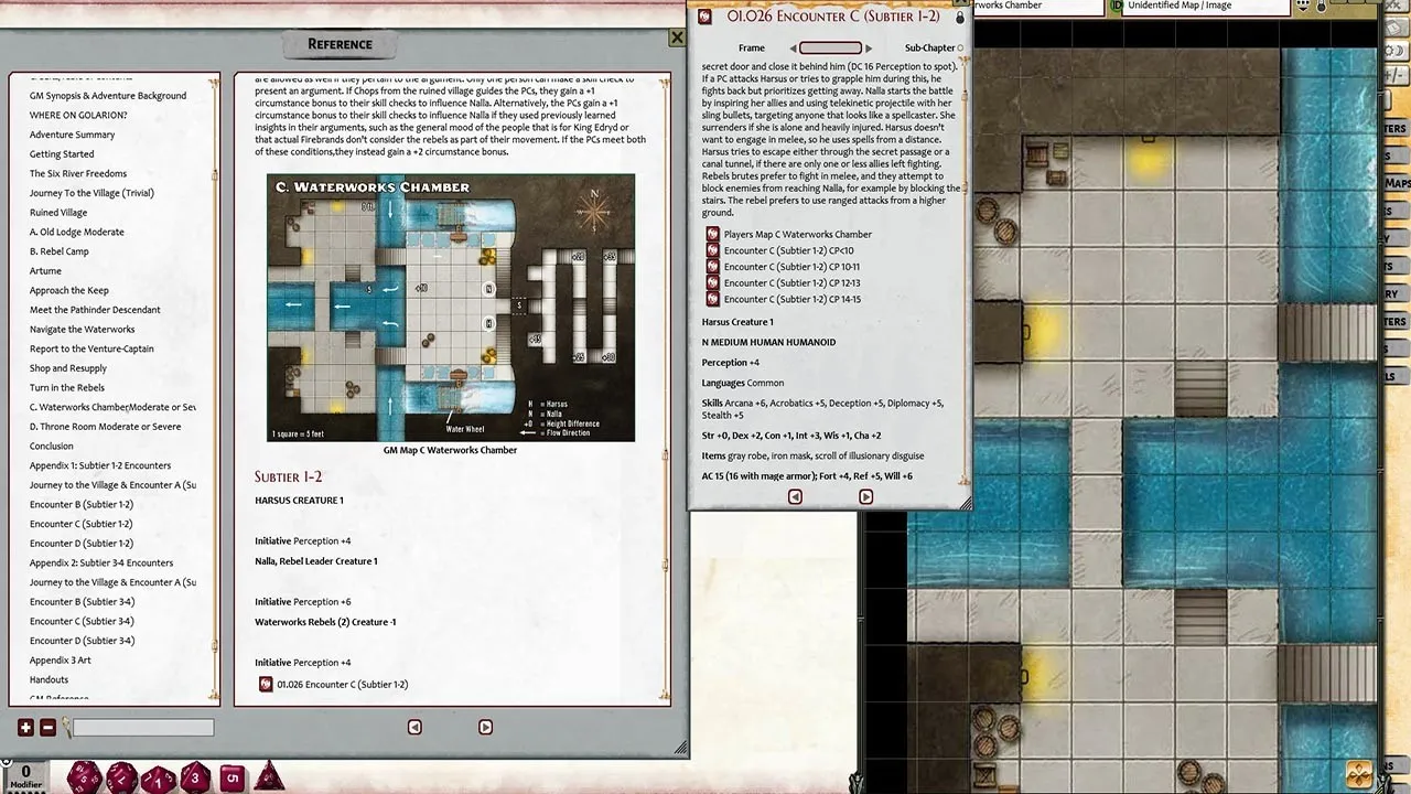 Fantasy Grounds - Pathfinder 2 RPG - Society Scenario #1-08: Revolution on the Riverside Screenshot 1