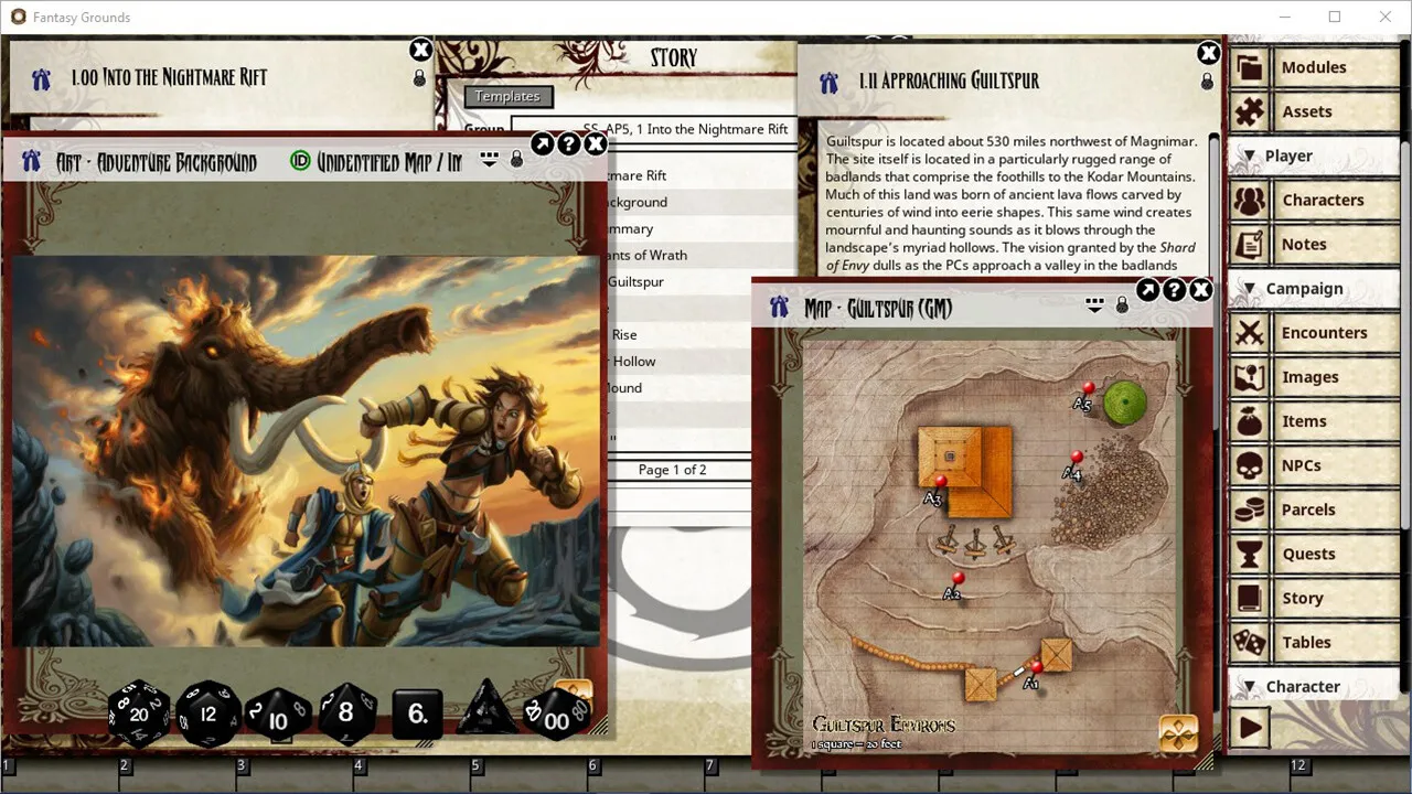 Fantasy Grounds - Pathfinder RPG - Shattered Star AP 5: Into the Nightmare Rift Screenshot 2
