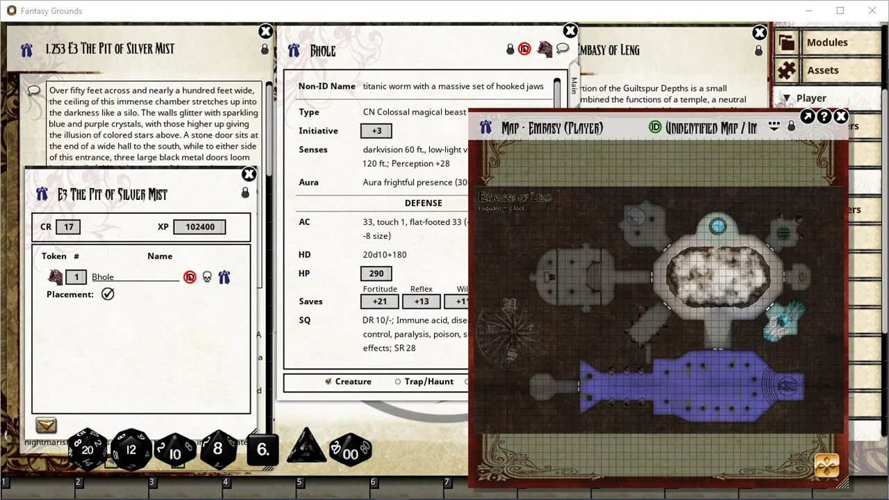 Fantasy Grounds - Pathfinder RPG - Shattered Star AP 5: Into the Nightmare Rift Screenshot 4
