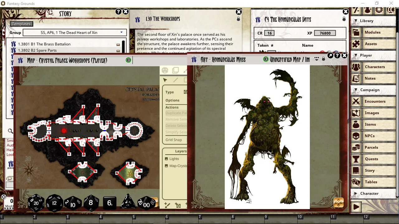 Fantasy Grounds - Pathfinder RPG - Shattered Star AP 6: The Dead Heart of Xin Screenshot 3