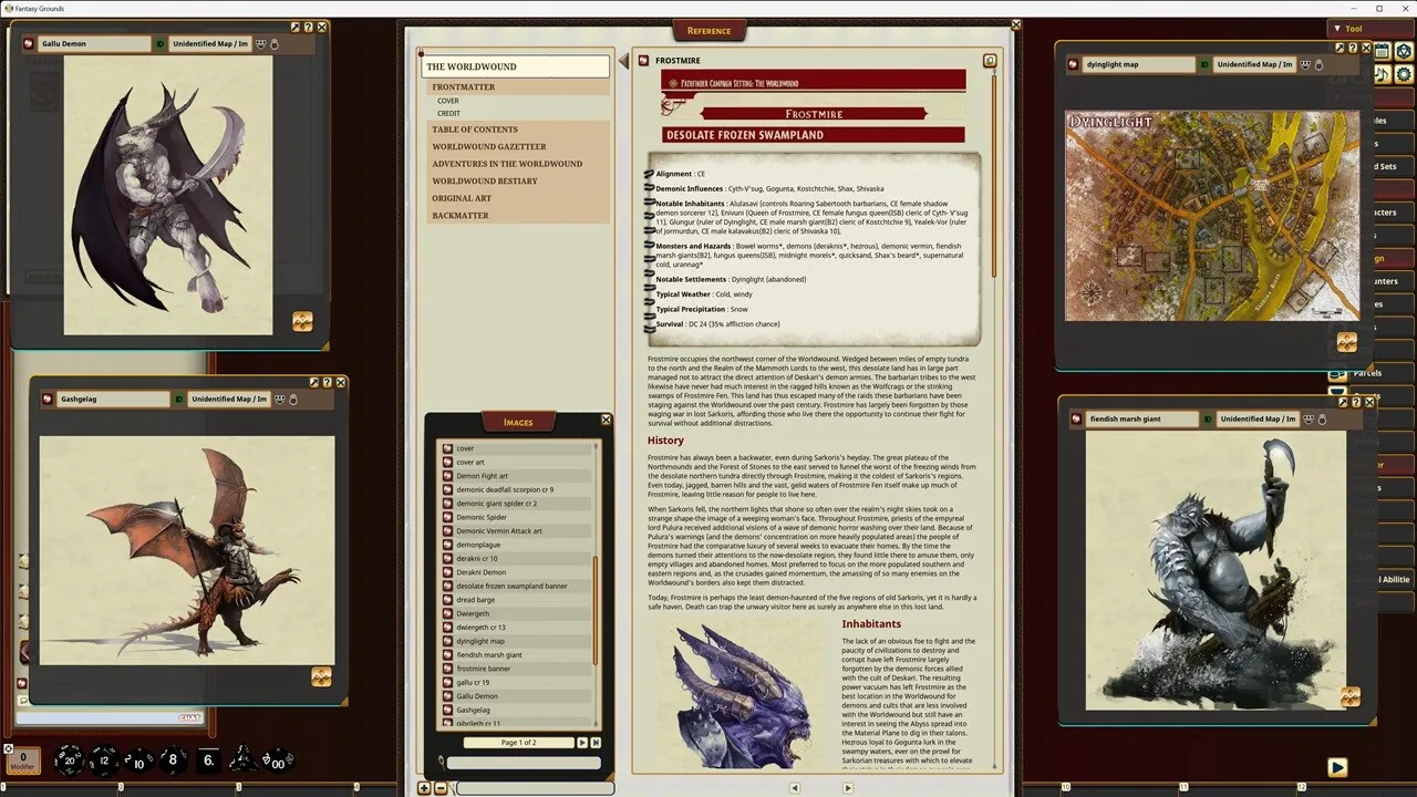 Fantasy Grounds - Pathfinder RPG - Campaign Setting: The Worldwound Screenshot 4