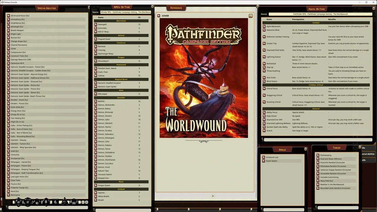Fantasy Grounds - Pathfinder RPG - Campaign Setting: The Worldwound Screenshot 0