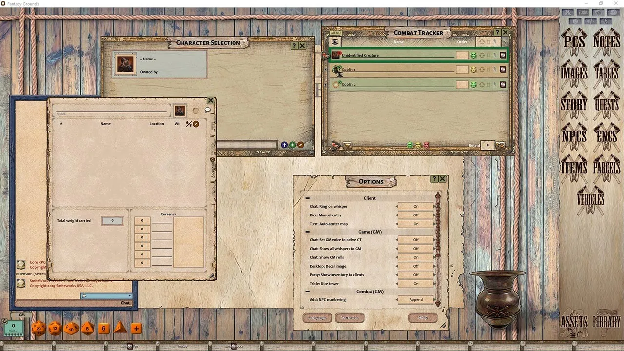 Fantasy Grounds - FG Theme - Western Screenshot 4