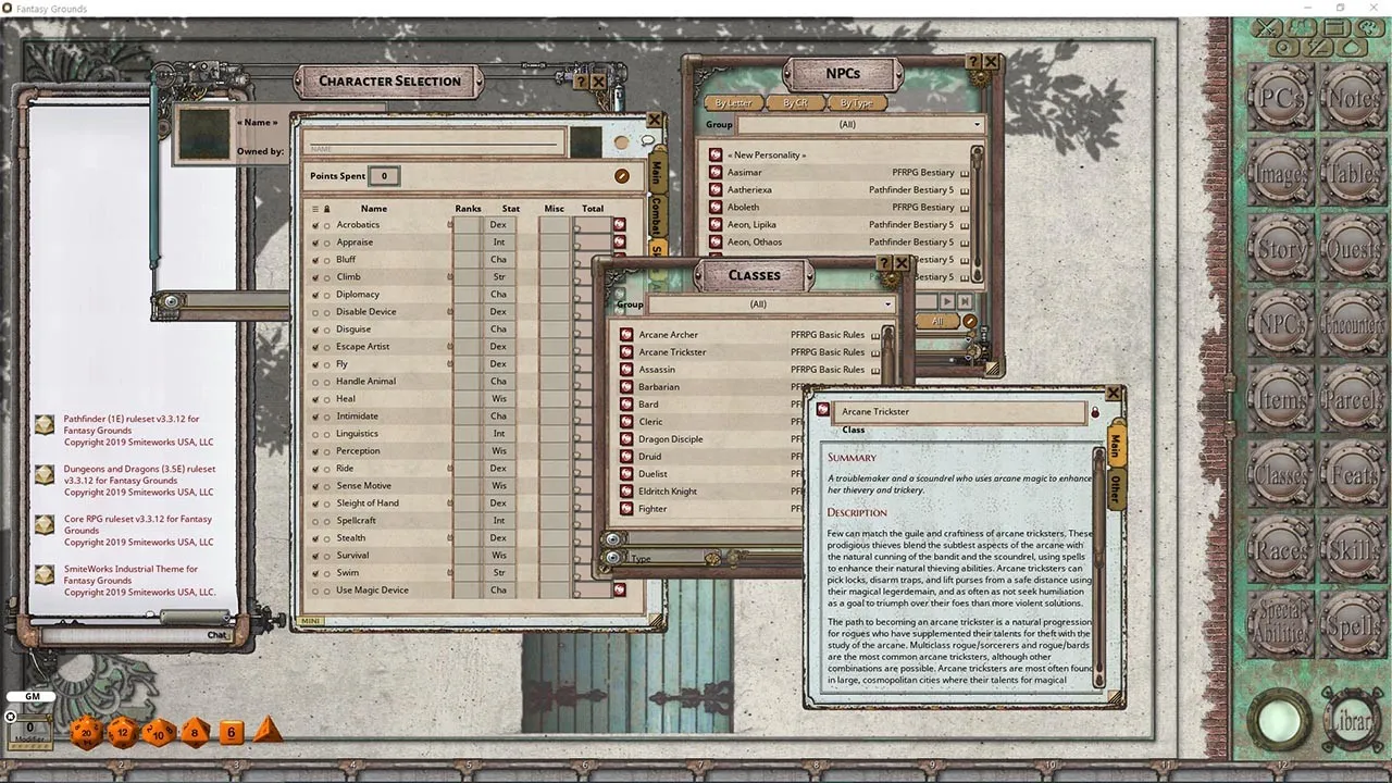 Fantasy Grounds - FG Theme - INDUSTRIAL Screenshot 2
