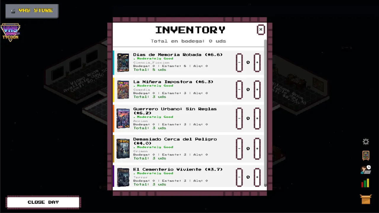 VHS Store Tycoon Screenshot 1