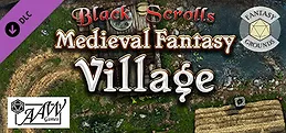 Fantasy Grounds - Black Scrolls Village (Map Tile Pack)