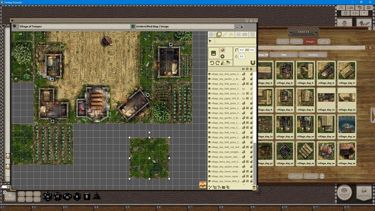 Fantasy Grounds - Black Scrolls Village (Map Tile Pack) Screenshot 2
