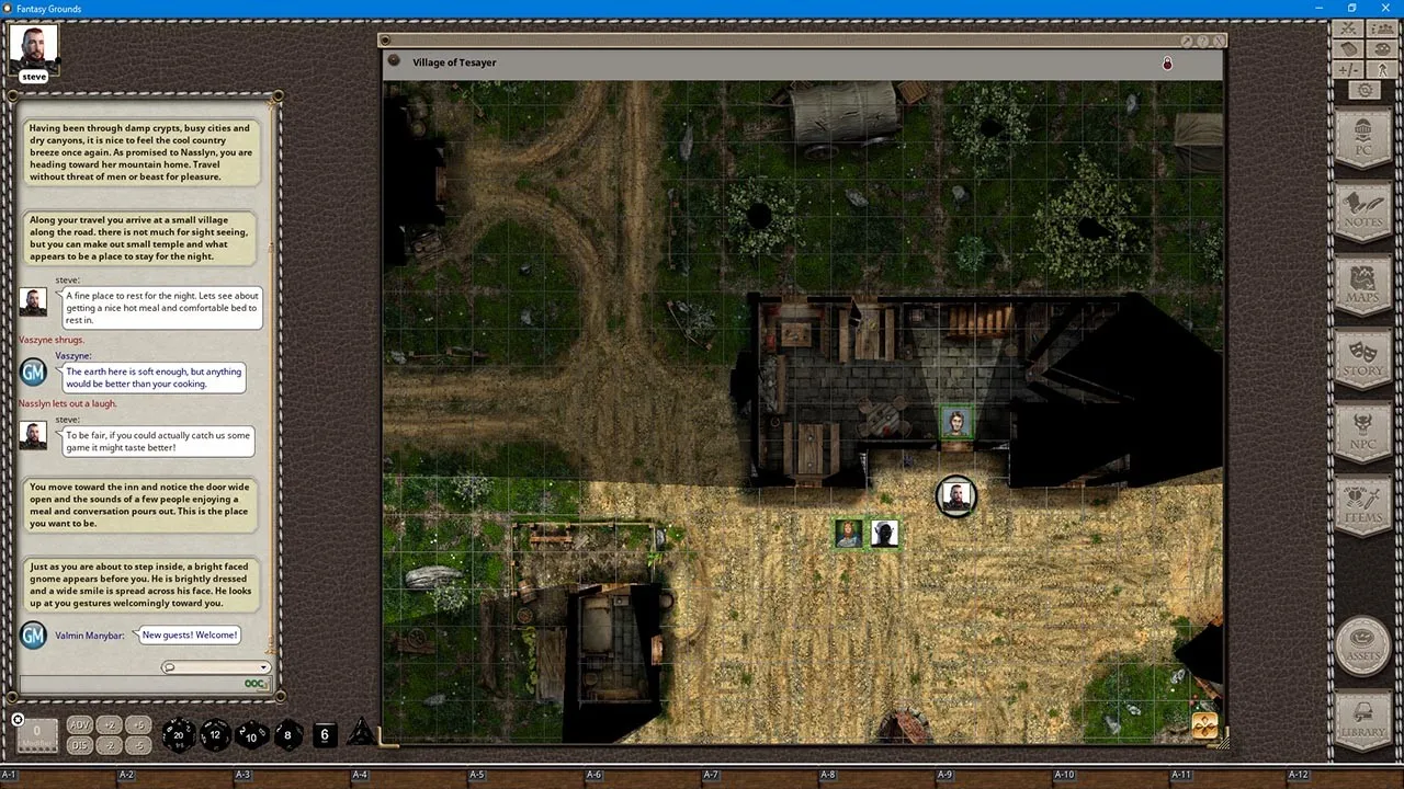 Fantasy Grounds - Black Scrolls Village (Map Tile Pack) Screenshot 0