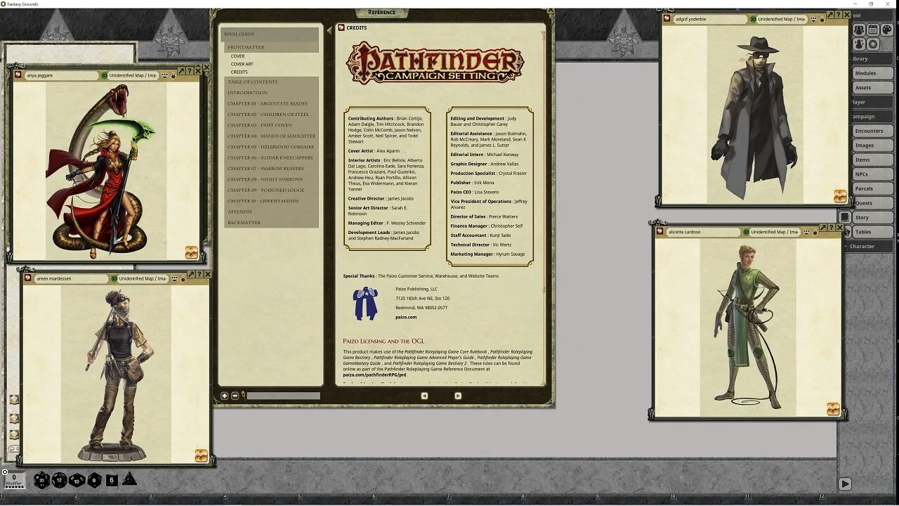Fantasy Grounds - Pathfinder RPG - Campaign Setting: Rival Guide Screenshot 0