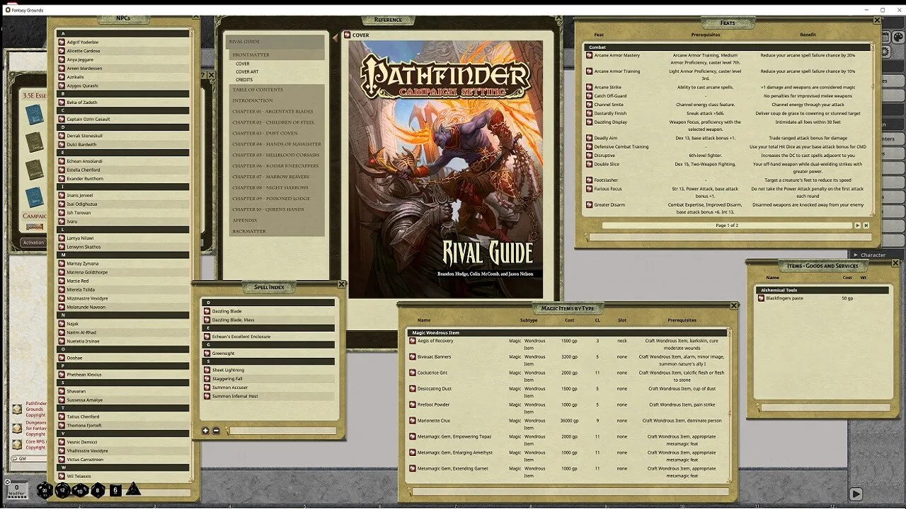 Fantasy Grounds - Pathfinder RPG - Campaign Setting: Rival Guide Screenshot 2