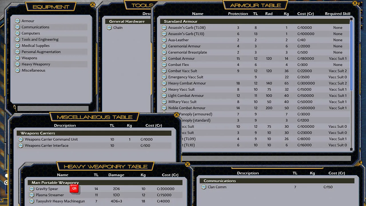 Fantasy Grounds - Aliens of Charted Space Volume 1 Screenshot 1