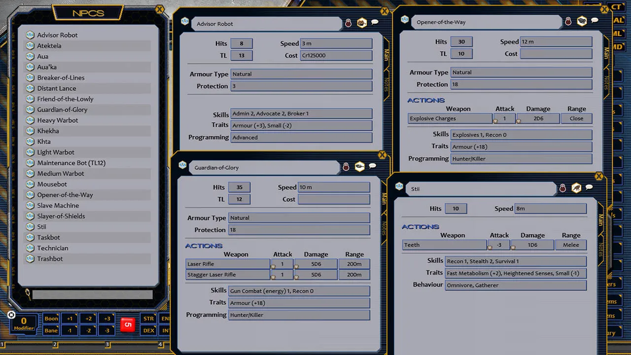 Fantasy Grounds - Aliens of Charted Space Volume 1 Screenshot 3