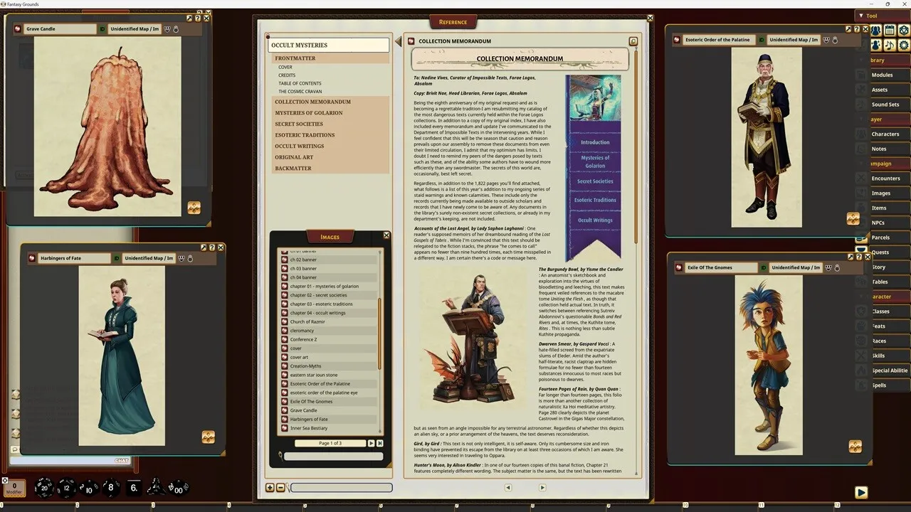 Fantasy Grounds - Pathfinder RPG - Campaign Setting: Occult Mysteries Screenshot 3
