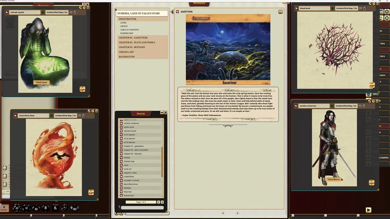 Fantasy Grounds - Pathfinder RPG - Campaign Setting: Numeria, Land of Fallen Stars Screenshot 1