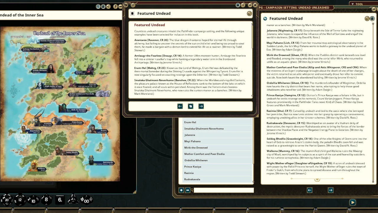 Fantasy Grounds - Pathfinder RPG - Campaign Setting: Undead Unleashed Screenshot 3