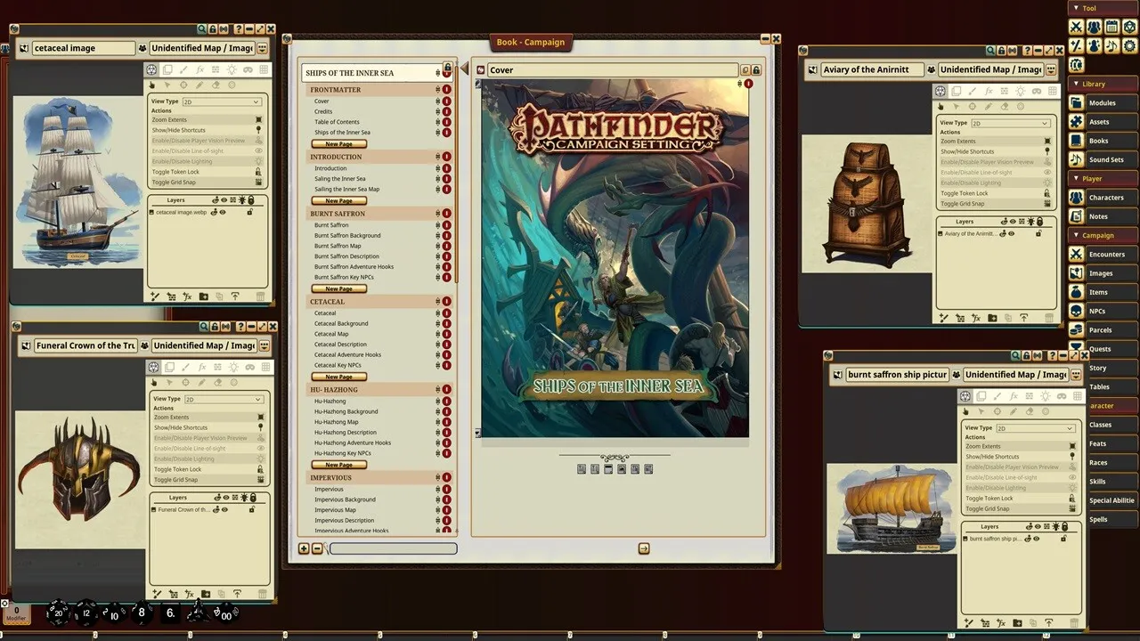 Fantasy Grounds - Pathfinder RPG - Campaign Setting: Ships of the Inner Sea Screenshot 4