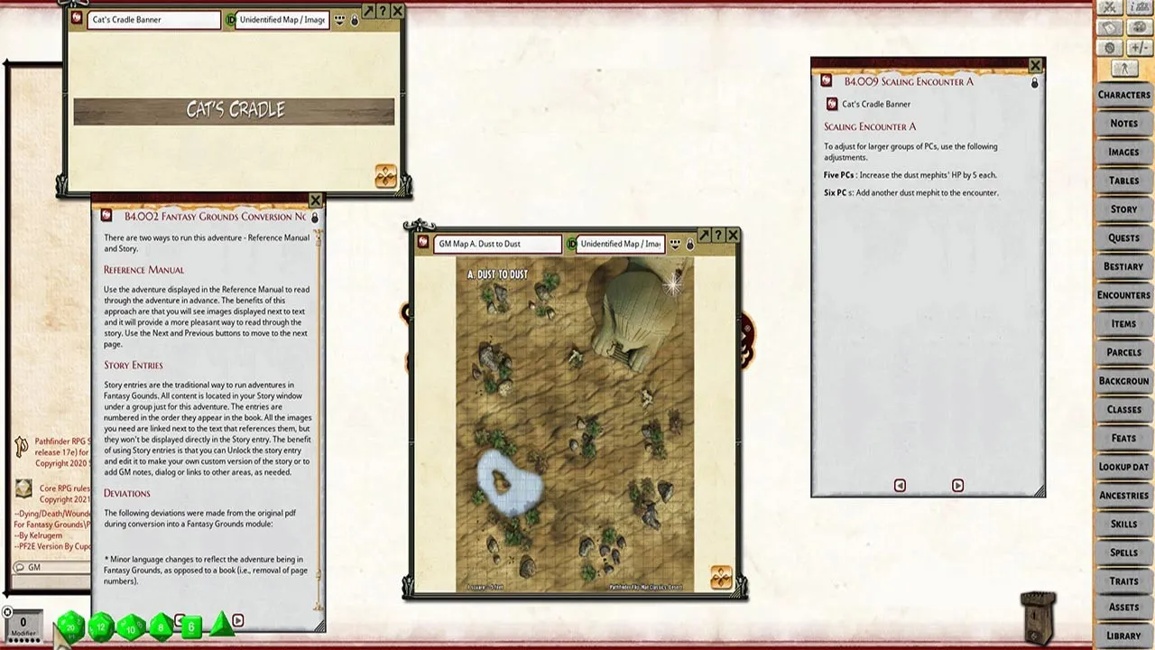 Fantasy Grounds - Pathfinder RPG - Pathfinder Bounty #4: Cat's Cradle Screenshot 0