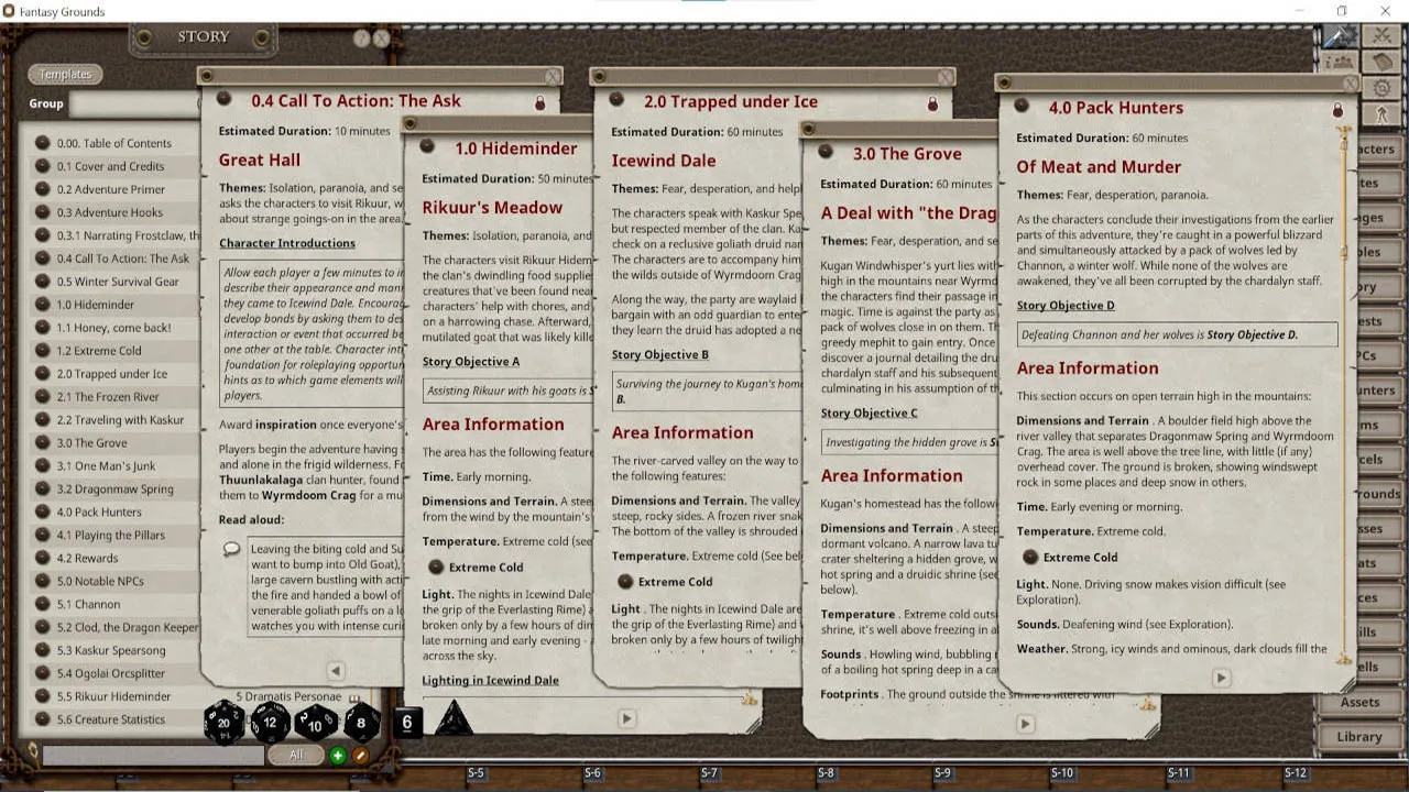 Fantasy Grounds - D&D Adventurers League 10-02 Gnashing Teeth Screenshot 2