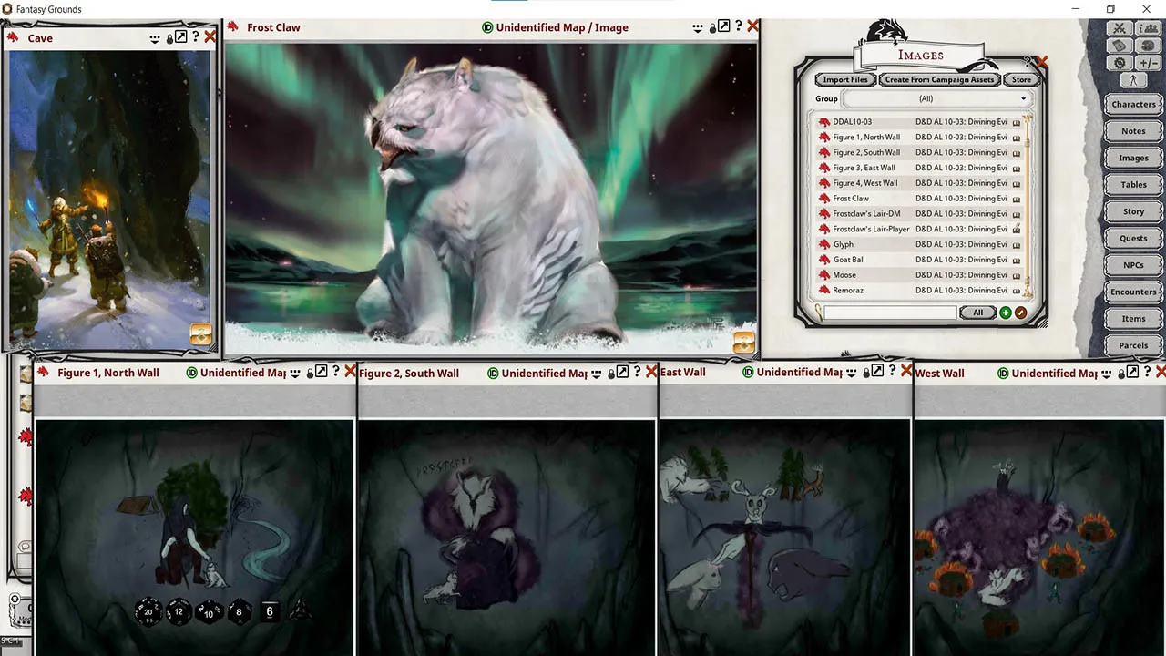 Fantasy Grounds - D&D Adventurers League 10-03 Divining Evil Screenshot 1