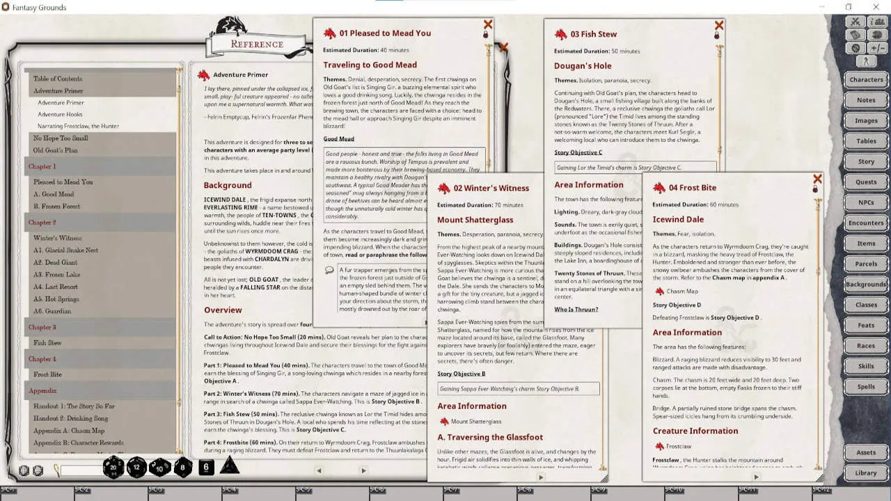 Fantasy Grounds - D&D Adventurers League 10-04 Cold Benevolence Screenshot 3