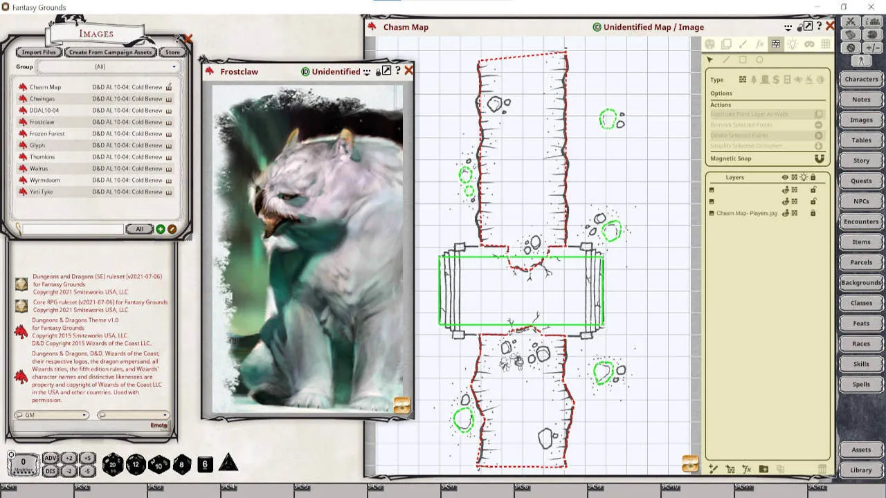 Fantasy Grounds - D&D Adventurers League 10-04 Cold Benevolence Screenshot 1