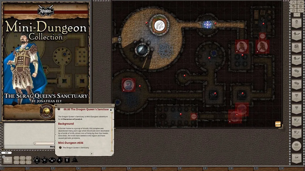 Fantasy Grounds - Mini-Dungeons Bundle #036-040 Screenshot 1