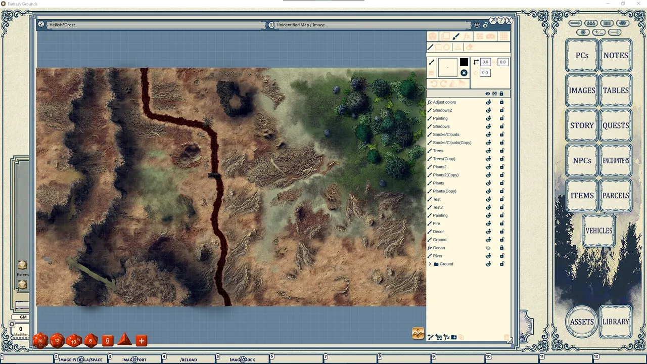 Fantasy Grounds - FG Theme - Winter Screenshot 3