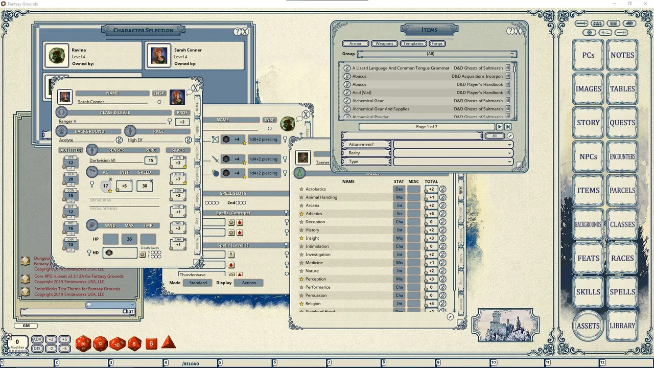 Fantasy Grounds - FG Theme - Winter Screenshot 0