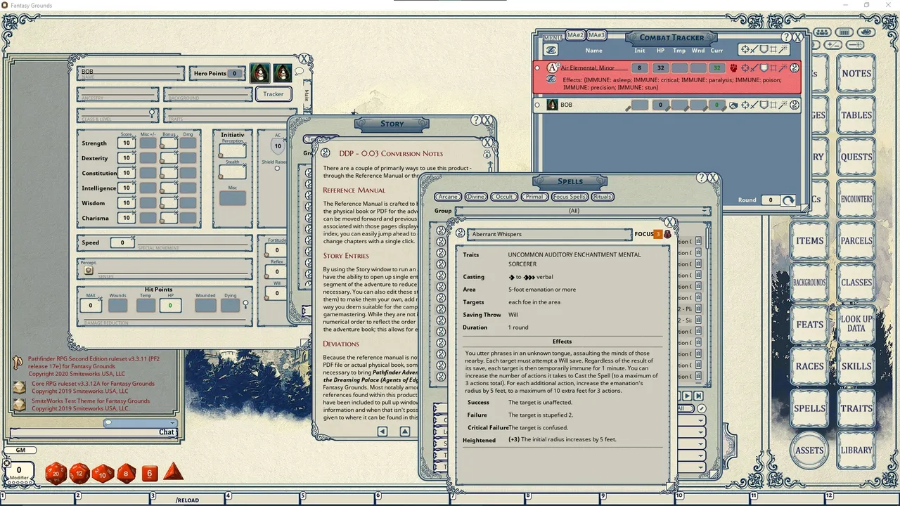Fantasy Grounds - FG Theme - Winter Screenshot 1