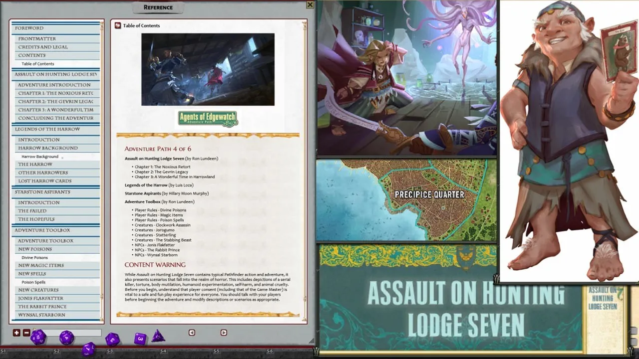 Fantasy Grounds - Pathfinder 2 RPG - Agents of Edgewatch AP 4: Assault on Hunting Lodge Seven Screenshot 1