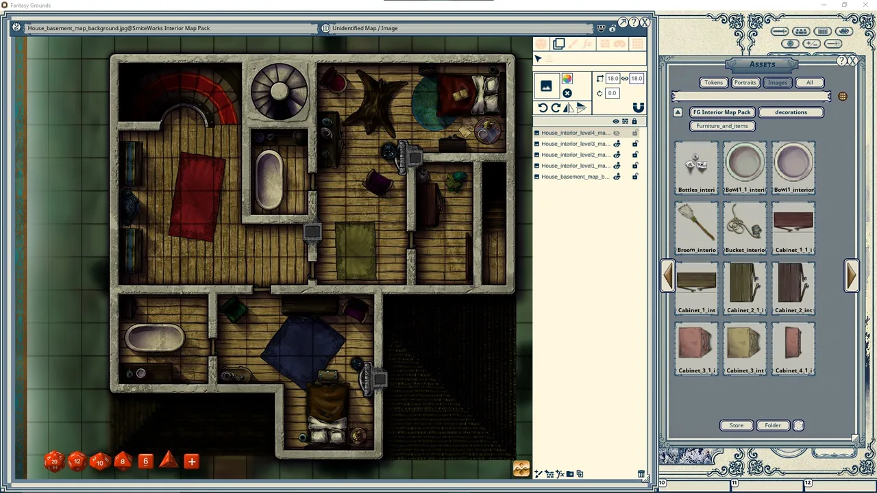Fantasy Grounds - Interior Map Pack Screenshot 0