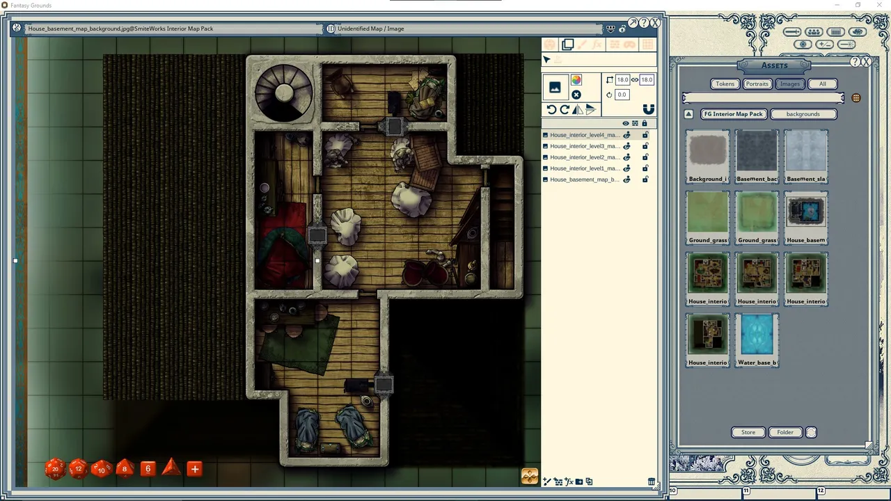 Fantasy Grounds - Interior Map Pack Screenshot 1