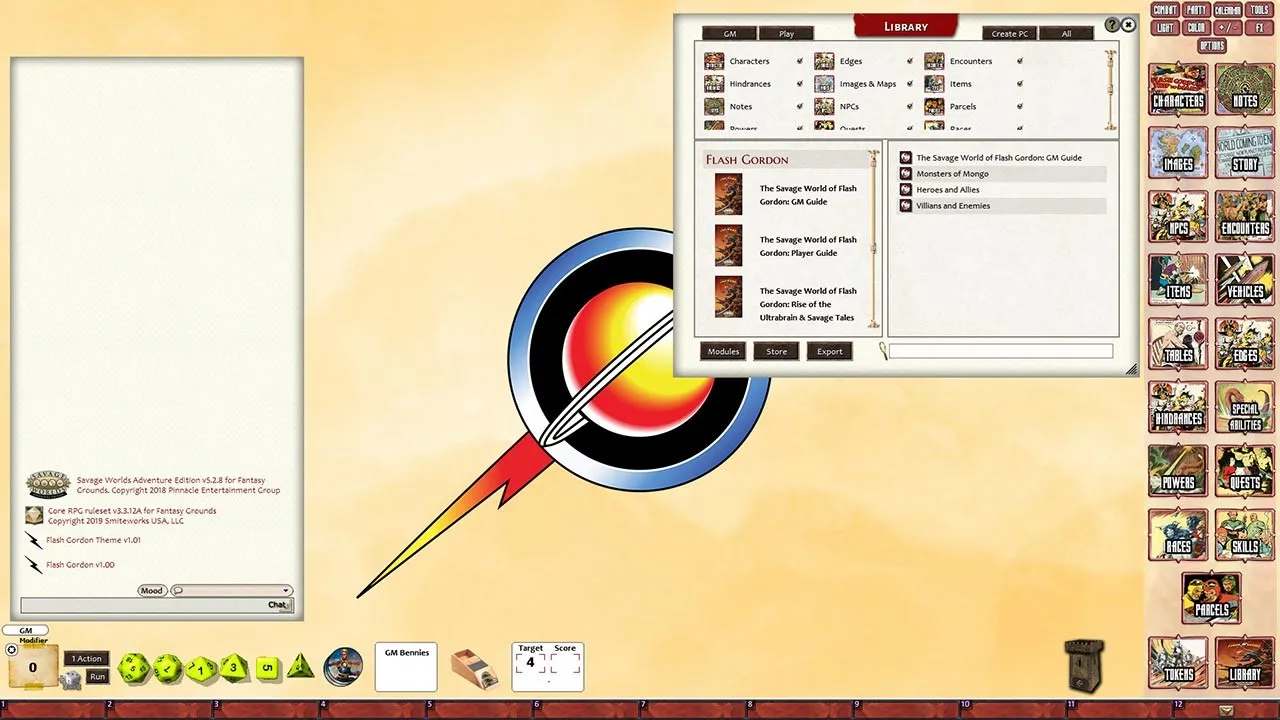 Fantasy Grounds - Flash Gordon RPG Screenshot 2