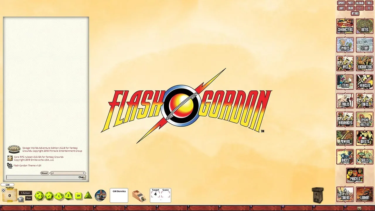 Fantasy Grounds - Flash Gordon RPG Screenshot 0