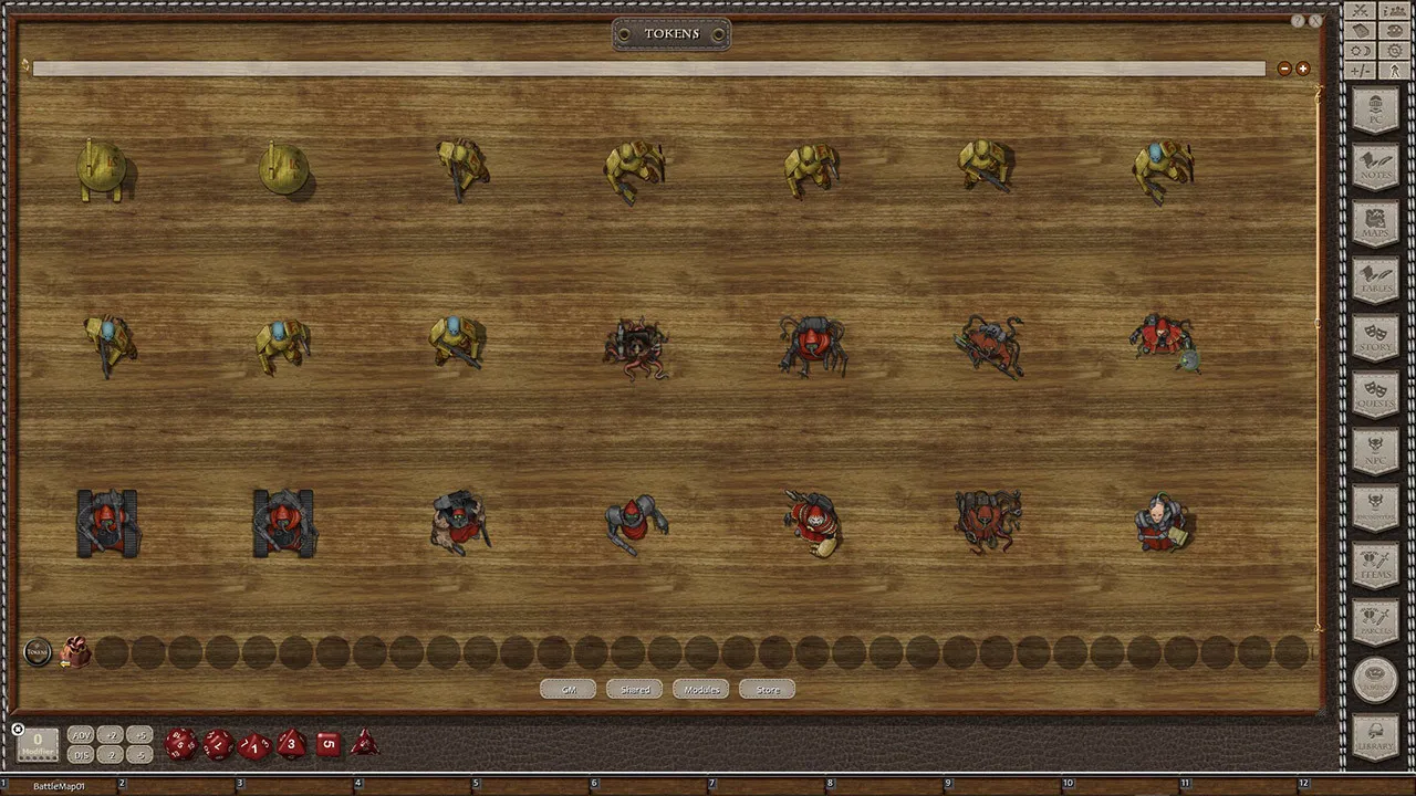 Fantasy Grounds - Devin Night Token Pack 149: Warriors of the Wasteland Alien Antagonists Screenshot 0