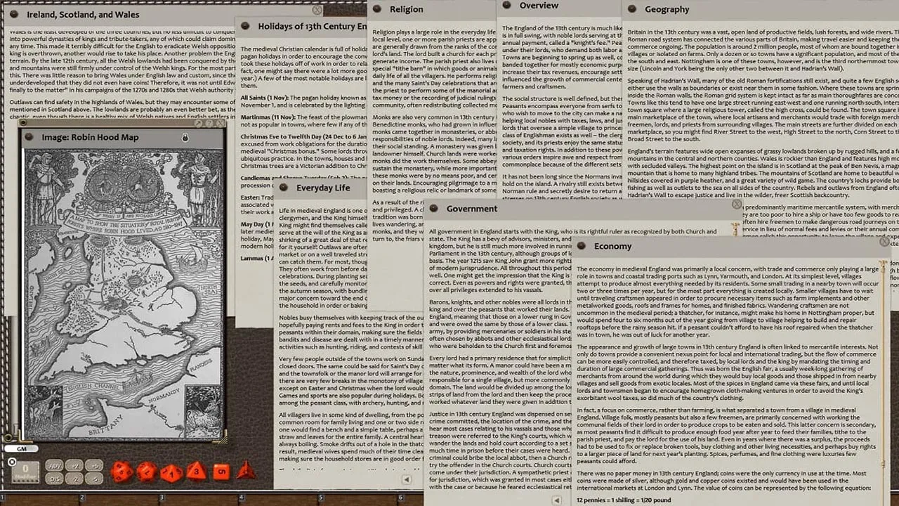 Fantasy Grounds - Sherwood: The Legend of Robin Hood Screenshot 5