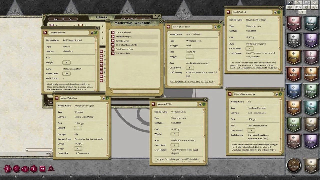 Fantasy Grounds - Aegis of Empires - AE2 - The Ebon Soul (PFRPG) Screenshot 2