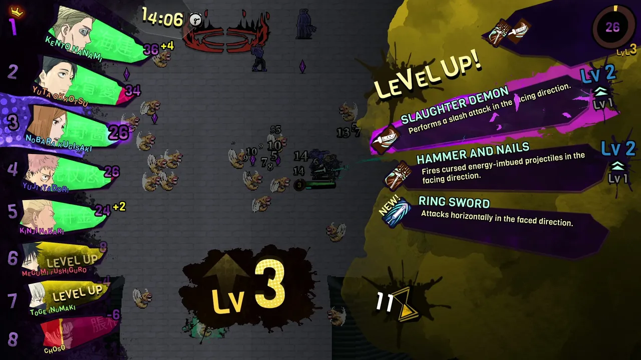 JUJUTSU KAISEN RUMBLE: SURVIVATON Screenshot 2