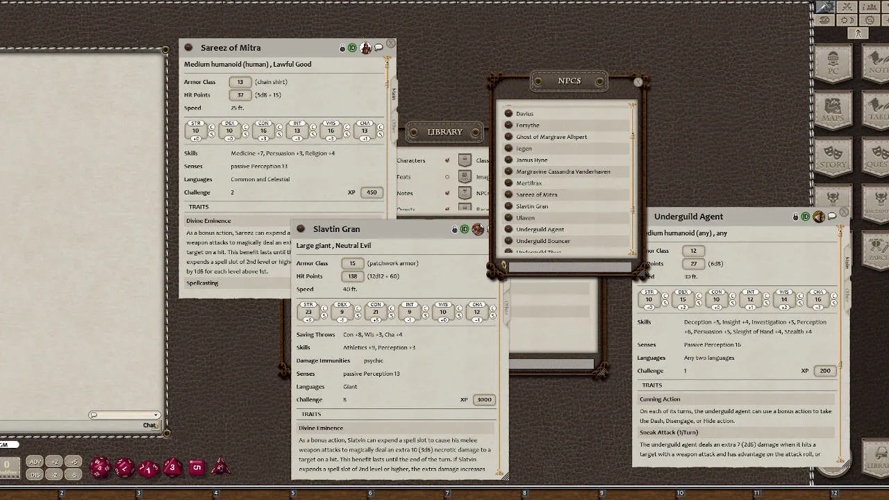 Fantasy Grounds - Aegis of Empires - AE2 - The Ebon Soul (5E) Screenshot 2
