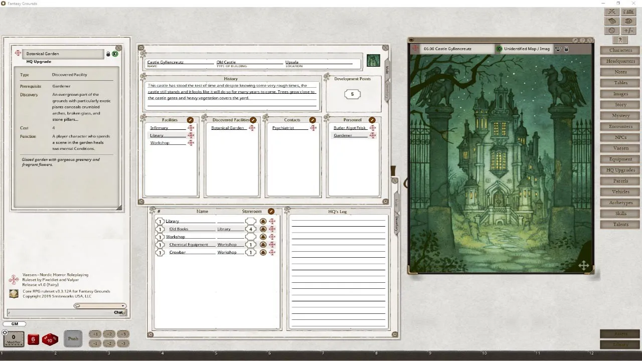 Fantasy Grounds - Vaesen - Nordic Horror Roleplaying Screenshot 2