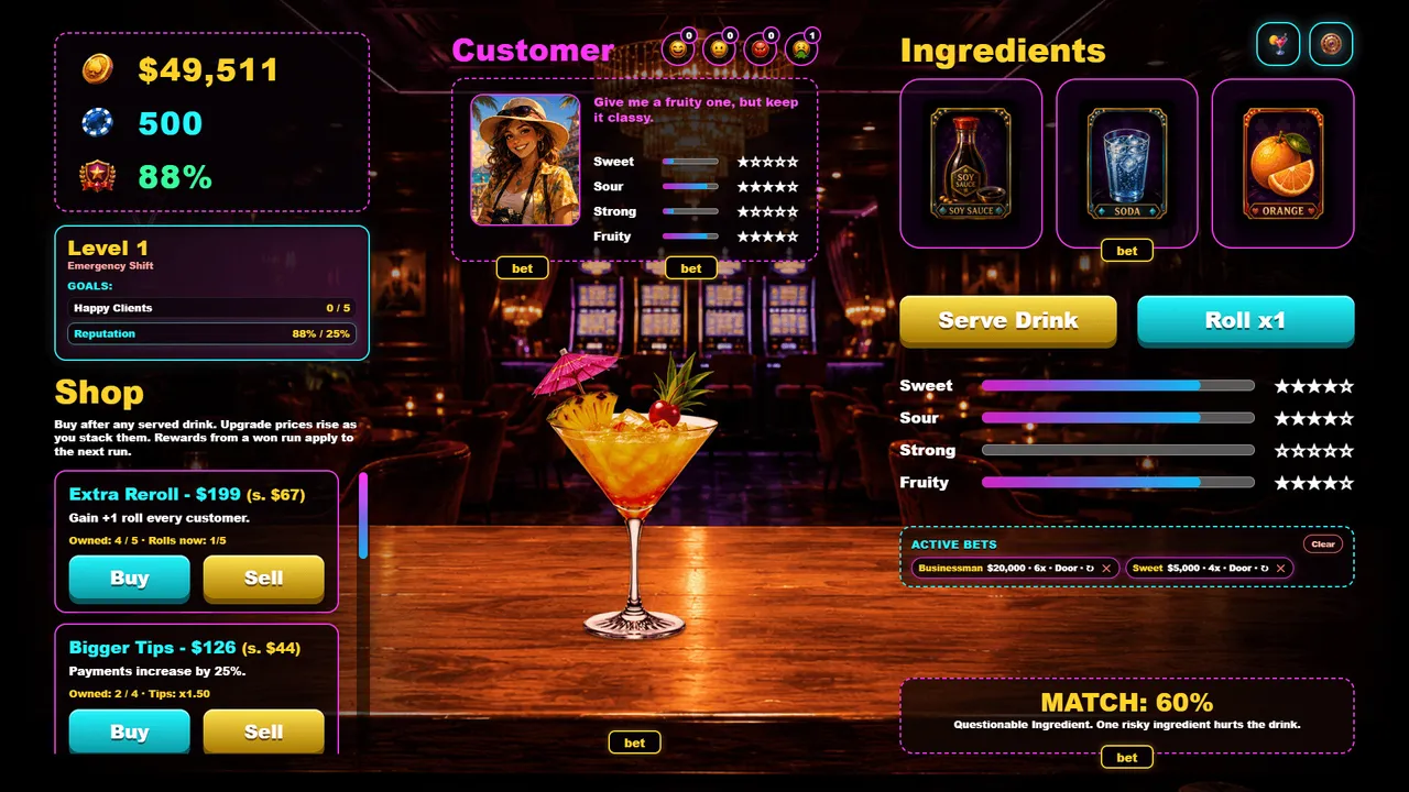 Slots And Shots Screenshot 0