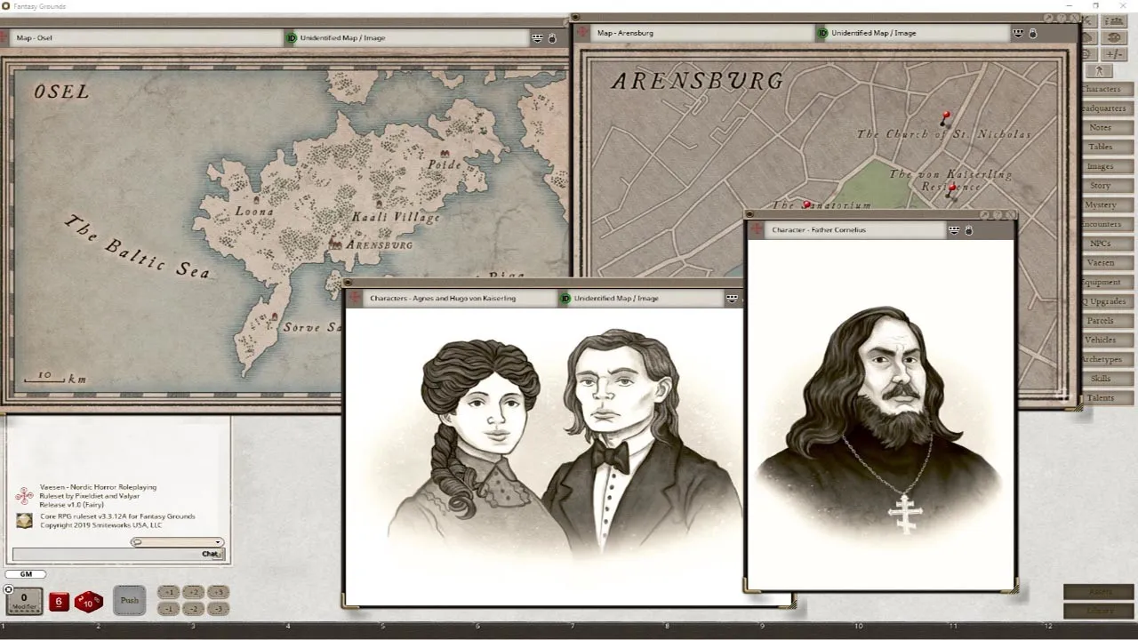 Fantasy Grounds - A Wicked Secret & And Other Mysteries Screenshot 1