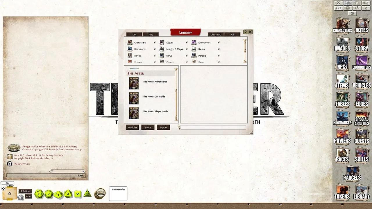 Fantasy Grounds - The After Screenshot 1