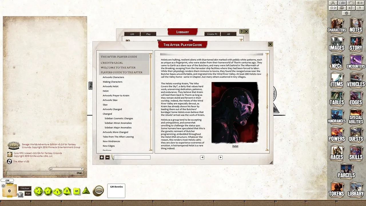 Fantasy Grounds - The After Screenshot 2